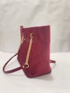 Shop Chain Tote Bag Maroon Single Piece