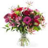 Charming pink red bouquet, excl. vase Online