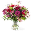 Charming pink red bouquet, excl. vase Online