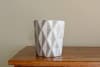 Gift Checkered White Planter