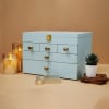 Chic Wooden Cosmetic Organizer - Sea Green Online