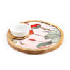 Buy Chip And Dip Platter - Round - Blissful Blooms - Single Piece