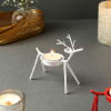 Shop Christmas Reindeer Iron T-Light Holders (Set of 2)