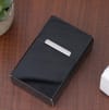 Shop Cigarette Case - Metal - Black - Single Piece