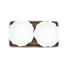 Buy Classy Ceramic Bowls - White - Set Of 2