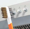 Cleaning Brush - Double Sided - White-Orange - Single Piece Online