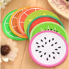 Coasters - Fruits - Silicone - Set Of 6 Online