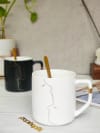 Gift Coffee Mug - Minimal Art - Ceramic - Single Piece