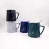 Shop Coffee Mug With Lid And Spoon - Love -  Gold Foil - Single Piece