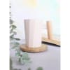 Coffee Mug With Wooden Handle - Pastel - Wheat Straw - Single Piece Online