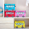 Collapsible School Bus Design Storage Organizer - Assorted - Single Piece Online