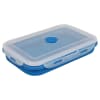 Buy Collapsible Silicon Lunch Box 1200ml Blue