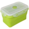 Collapsible Silicon Lunch Box - 800ml - Green Online