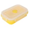 Buy Collaspsible Silicon Lunch Box - 540ml - Yellow