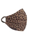 Buy Cotton Face Mask - Animal Print - Brown