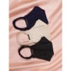 Cotton Face Mask - Plain - Set Of 3 Online