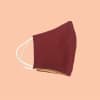 Gift Cotton Face Mask - Reversible - Claret Cross