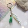 Crystal Tassel Keychain - Opalite Online