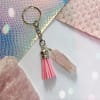 Crystal Tassel Keychain - Rose Quartz Online