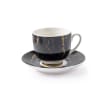 Gift Cup And Saucer - Marble Design - Set Of 12