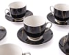 Shop Cup And Saucer - Marble Design - Set Of 12