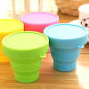 Cup With Lid - Collapsible - Single Piece Online