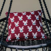 Cushion Cover - Maroon Reindeer Online