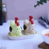 Cute Hens Salt & Pepper Set With Tray Online