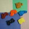 Gift Cute Vehicles-Shaped Crayons - Set Of 8