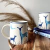 Gift Deer Print Ceramic Mug - Single Piece - 300ml