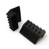 Gift Desk Cable Clip Cord Divider - Black - Set Of 2