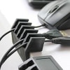 Desk Cable Clip Cord Divider - Black - Set Of 2 Online