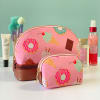 Double Layer Cosmetic Bag With Mini Pouch - Assorted - Set Of 2 Online