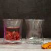 Buy Double Wall Curvilicious Glasses - 250ml - Set Of 4