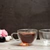 Double Wall Glass Tea Cups 200ml Set Of 4 Online