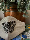 Gift Face Mask - Embroidered - Butterfly