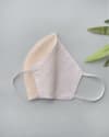 Buy Face Mask - Ivory And Brown Checks - Set Of 4