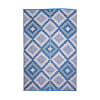 Gift Floor Mat - Geometric - Zig Zag - Blue - Single Piece