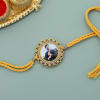 Gift Floral CZ Personalized Rakhi