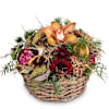 Flower arrangement Elegant Gift with Christmas lights Online