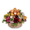 Flower arrangement Elegant Gift with Christmas lights Online