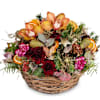 Flower arrangement Elegant Gift with Christmas lights Online