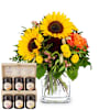 Flower bouquet Top of Summer with Bee-Family honey gift set Online