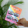 Gift Fridge Magnets - Mix Tape Cassette - Assorted - Set Of 4