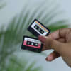 Shop Fridge Magnets - Mix Tape Cassette - Assorted - Set Of 4