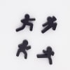 Fridge Stick Magnets - Ninja - Set Of 4 Online