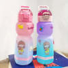 Gift Frosted Plastic Bottle With 3D Stickers - Assorted - 760 ml - Single Piece