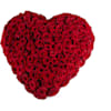 Funeral - Red roses heart - Warmly Online