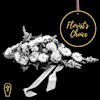 Funeral spray arrangement with ribbon - Florist’s Choice Online