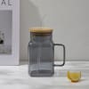 Buy Glass Sipper - Wooden Lid - Assorted - Single Piece